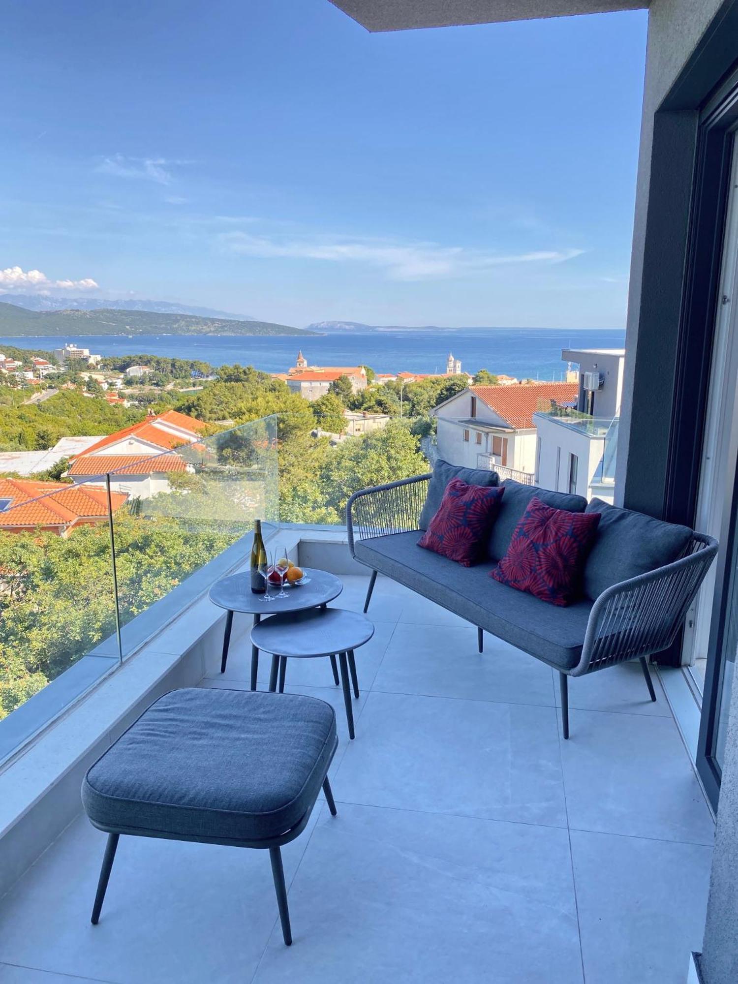 Ferienwohnung 4Star Seaview Penthouse Krk Krk Town Exterior foto
