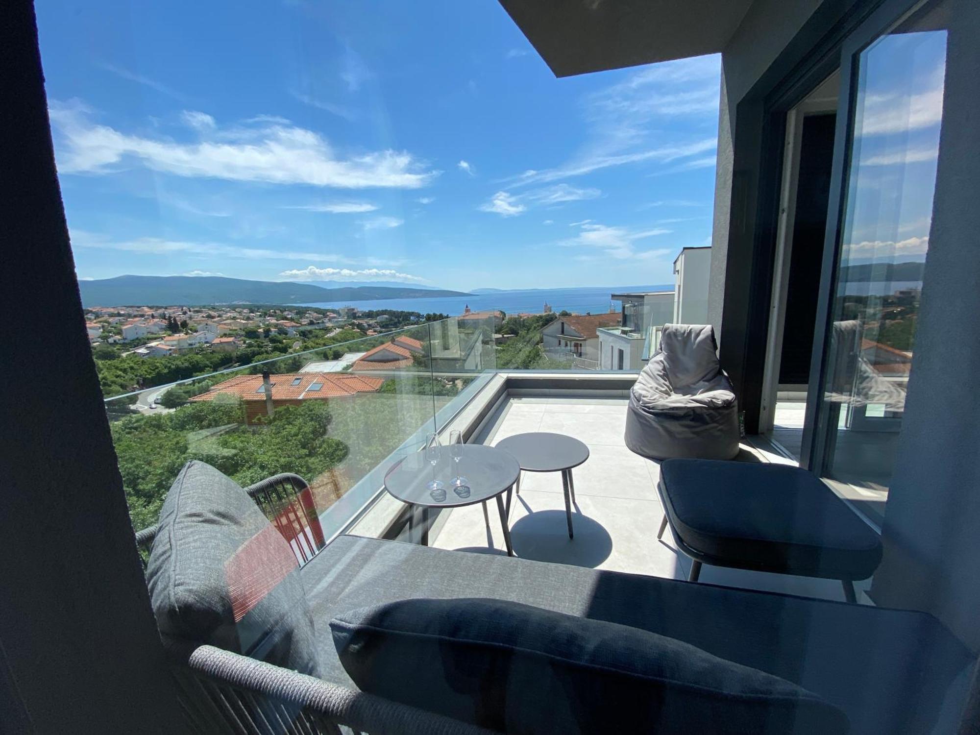 Ferienwohnung 4Star Seaview Penthouse Krk Krk Town Exterior foto