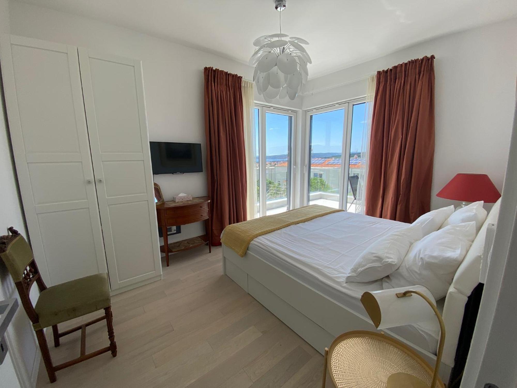Ferienwohnung 4Star Seaview Penthouse Krk Krk Town Exterior foto